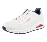 SKECHERS Baskets basses 'Uno Stand On Air' bleu marine / rouge feu / blanc, Taille 39