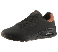 SKECHERS Baskets basses 'Uno - Suited On Air' rouille / noir, Taille 42