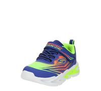 Skechers Garçon Flex-Glow Ultra, Blue Synthetic Lime Orange Textile Oran, 25 EU