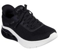 Skechers Baskets Bobs Arc Waves 2.0 Now It pour Femme, Tricot Technique Noir, 39 EU