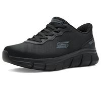 Skechers Baskets Bobs B Flex Glacial Edge pour Homme, Maille Noire, Pointure 48