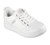 Skechers Femme Hands Free Slip-ins Bobs D'vine-So Flattered Basket, White Tumbled PU, 38 EU