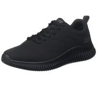 Skechers Baskets Bobs Geo How Debonair pour Homme, PU Noir, 42 EU