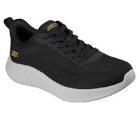 Skechers Baskets Bobs Moda Flex pour Homme, Noir tricoté, 41 EU