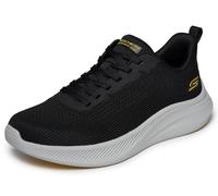 Skechers Baskets Bobs Moda Flex pour Homme, Noir, Pointure 42