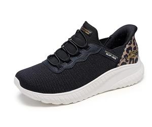 Skechers Baskets Bobs Squad Chaos-Seize The Hour pour Femme, Noir, 36 EU