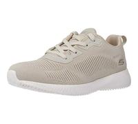 Skechers Femme Bobs Squad Tough Talk Basket, Natural Engineered Knit, 36.5 EU