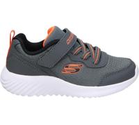 Skechers Baskets Bounder Techrox Gris synthétique/Gris textile/Noir et Orange Taille 24 EU