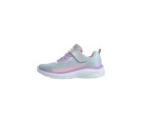 Skechers Fille Boundless Color Blitz Baskets, Gray Textile Multi Trim, 28 EU