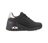 Skechers - Baskets compensées pour prendre de la hauteur - Femme - Chaussures - Noir - Taille: 39 EU