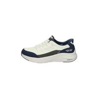 Skechers Baskets Confortables Contour Foam pour Homme, Blanc, 43 EU