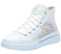 Skechers Baskets Cordova Classic-Chic Love pour femme, blanc/multicolore, 39 EU