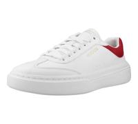 Skechers Baskets Cordova Classic Lighto pour Homme, White Duraleather Suede Red Trim, 42 EU