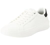 Skechers Baskets Court Break Suit pour Homme, Duraleather Blanc, 41 EU