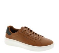 Skechers Baskets basses Court Break Duraleather Cognac Homme Taille 42
