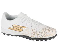 Skechers Baskets de Football Turf pour Homme, Blanc., 45 EU