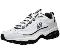 Skechers Baskets de Sport à lacets pour homme Afterburn - Blanc - blanc,