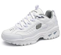 Skechers Baskets de Sport à Lacets pour Homme Afterburn - Blanc - Blanc,