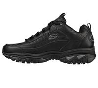 Skechers Baskets de Sport à lacets pour homme Afterburn - Noir - Noir ,
