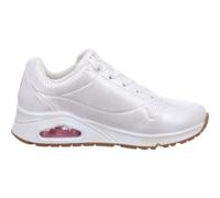 Skechers - Baskets décontractées à lacets pour femmes - Femme - Chaussures - Blanc - Taille: 38 EU