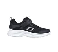 Skechers Baskets dynamiques Unisexes pour Enfants, Bordure en Maille Noire., 35.5 EU