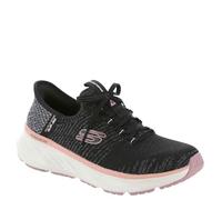 Skechers Baskets Edgeride Impression pour Femme, Noir, 37 EU