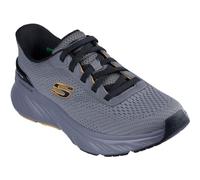Skechers Homme Edgeride Erlson Basket, Charcoal Knit/Yellow PU, 45 EU