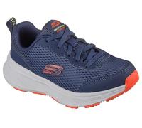 Skechers Baskets Edgeride Rekze pour garçon, Bleu marine, 3 UK (4 US)