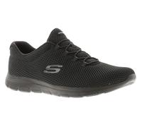 Skechers Baskets Femmes Summits À Lacets Noires Taille UK
