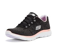 Skechers Baskets Flex Appeal 4.0 Fresh Move pour Femme, Corail Noir, 39 EU
