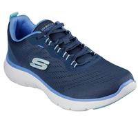 Skechers Baskets Flex Appeal 5.0 New Path pour Femme, Bleu Marine, 36 EU, Bleu Marine, 3.5 UK Wide
