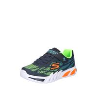 SKECHERS Baskets 'Flex-Glow Elite - Vorlo' turquoise / bleu nuit / vert clair / orange, Taille 32