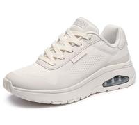 Skechers Baskets Flex-Uno Fresh One pour Femme, Ecru, 35 EU