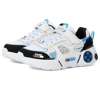 Skechers Baskets Gametronix 2.0 pour garçons, Blanc/Noir/Bleu, 31 EU