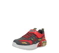 SKECHERS Baskets 'GARAGE' jaune / gris foncé / rouge, Taille 35