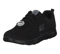 Skechers Baskets Ghenter Bronaughpour femme, Maille filetée noire, 36.5 EU