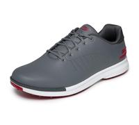 Skechers Chaussures de golf Tempo étanches pour homme – Synthétique gris, liseré rouge – 46 EU