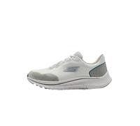 Skechers Baskets Go Run Consistent 2.0 Piedmont pour Femme, Bordure Textile Blanc cassé Bleu Sarcelle, 41 EU