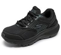 Skechers Chaussures Femme Go Run Consistent 2.0 Advantage Cuir noir, détails noirs Taille 41