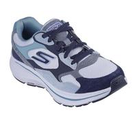 Skechers Baskets Go Run Consistent 2.0 Retro StrideSneaker pour Femme, Bordure en Daim Bleu Marine, 40 EU