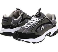 Skechers Baskets Go Walk 3 Charge pour Homme, Noir Charbon., 43 EU