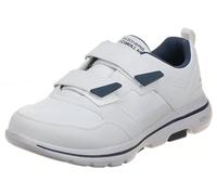 Skechers Baskets Go Walk 5 Wistful pour Homme, Blanc/Bleu Marine, 39.5 EU