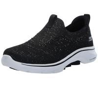 Skechers Femme Go Walk 7 Bling Basket, Noir, 37.5 EU