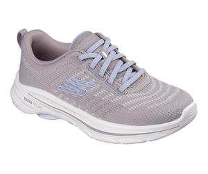 Skechers Baskets GO Walk 8 Britt pour Femme, Noir Taupe, 36 EU, Taupe/Noir, 36.5 EU