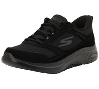 Skechers Baskets Go Walk Arch Fit 2.0 Seared pour Homme, Textile en Cuir Noir, 43 EU