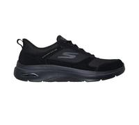 Skechers Baskets Go Walk Arch Fit 2.0 Seared pour Homme, Textile en Cuir Noir, 45 EU