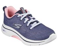 Skechers Baskets Go Walk Arch Fit 2.0 Vivid Sunset pour Femme, Bleu Marine, 41 EU
