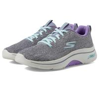 Skechers Femme Go Walk Arch Fit 2.0 Vivid Sunset Basket, Gris, 42 EU
