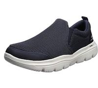 Skechers Baskets GO Walk Evolution Ultra-IMPEC pour Homme, Bleu Marine/Blanc., 10