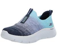 Skechers Baskets Go Walk Flex Cali Sunset pour Femme, Bleu Marine Turquoise., 43 EU